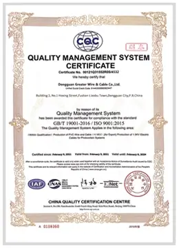 Geritel Wire's ISO certification