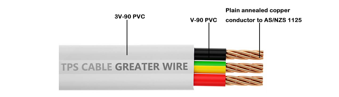 white TPS cable
