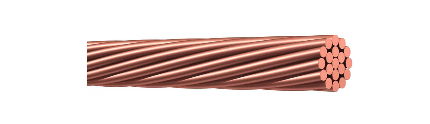 bare copper cable