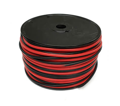 speaker wire plastic reel package