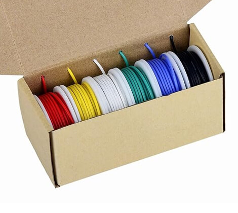 Hook Up Wire box packaging